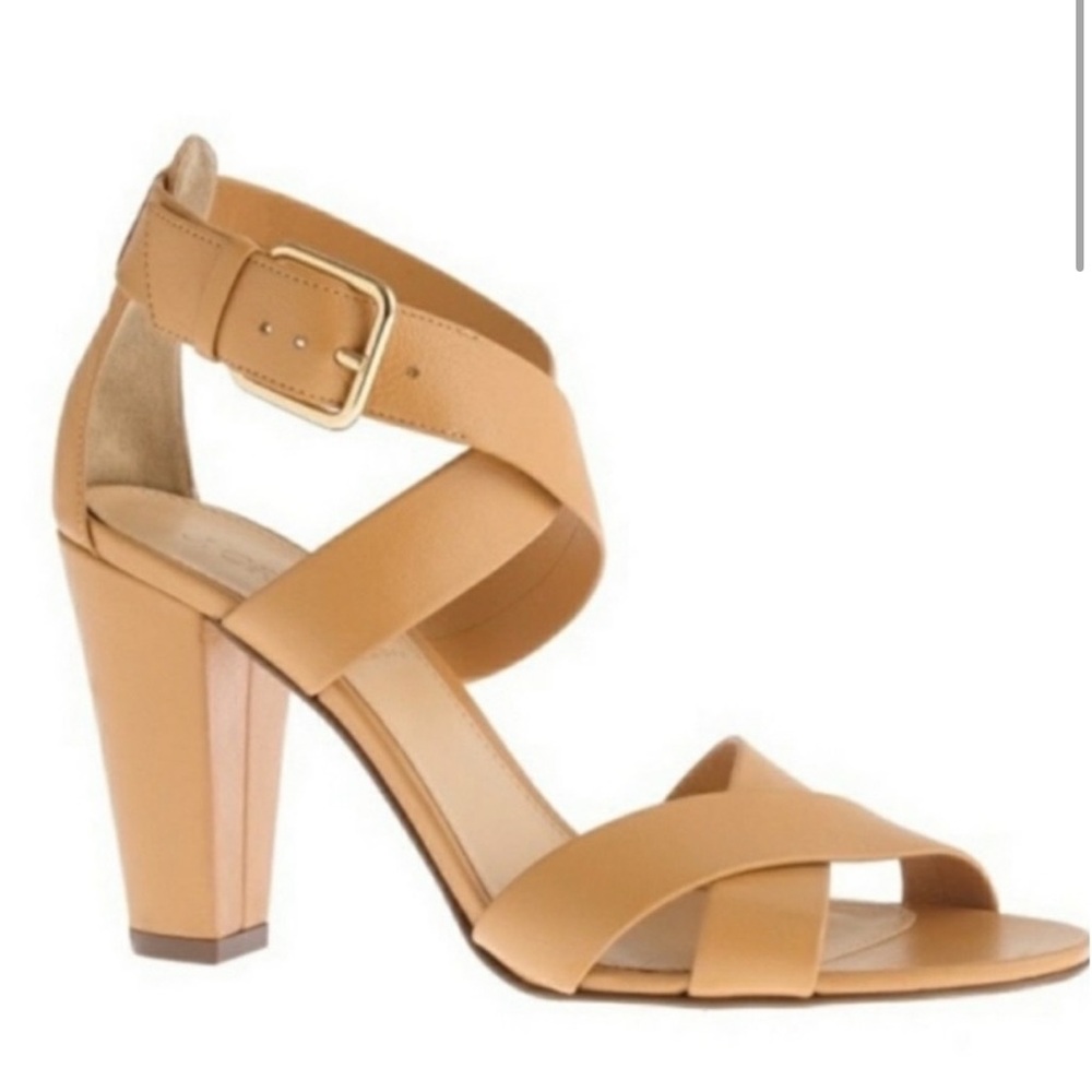 J. Crew Mari Sandal, Size 8, nude color